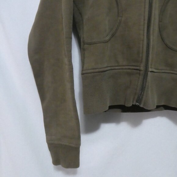 LULULEMON | size 6 | Olive Green Classic Heavyweight Scuba Hoodie - Picture 7 of 15